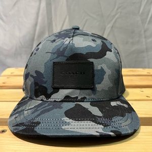 Blue Camo Coach Hat. Like new condition.